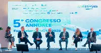 Roma, 24 settembre 2026. 5&deg; congresso annuale della Fondazione Pacta (Patto per la decarbonizzazione del trasporto aereo) che si &egrave; svolto presso l&rsquo;Istituto centrale per la grafica