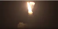 Test launch of the Icbm Minuteman-III missile