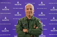 Tenente colonnello Angelo Landolfi, medico aerospaziale, componente equipaggio italiano missione Virtute-1 partita il 29 giugno 2023