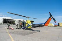 Elicottero HH-212. AMI saluta aeromobile dopo oltre 40 anni di attività operativa durante la cerimonia di phase out svoltasi il 22 febbraio 2024 sull’aeroporto militare di Grazzanise (Caserta), sede del 9° Stormo “Francesco Baracca”