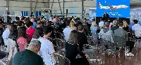 Roma, 10 maggio 2025. Open Day Urbe Aero: intervento di Gaetano Intrieri amministratore delegato di Aeroitalia