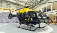 Arrival of first H-135 fleet renewal helicopter at Airbus Helicopters, Oxford