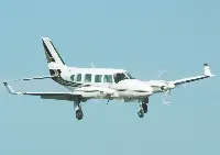 Un Piper PA-31, foto d'archivio