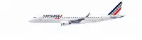 Airplane with the new brand Air France Hop