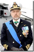 Admiral Giuseppe De Giorgi, Commander in Chief of the Italian Fleet (Photo credit: Italian Ministry for Defense)