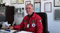 Claudio Miano, comandante del Nucleo elicotteri Vigili del fuoco di Catania